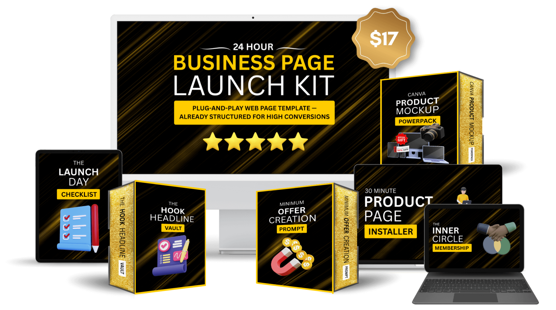 Social Media Sales Page Mockup Main